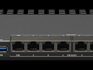 MikroTik 7 Gigabit 1 x 2.5Gbps 1 SFP+ PoE Router L5 License | MT-RB5009UPR+S+IN