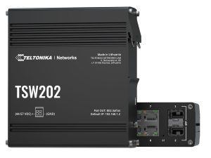 Teltonika 8-Port Industrial Managed PoE+ Switch | TSW202