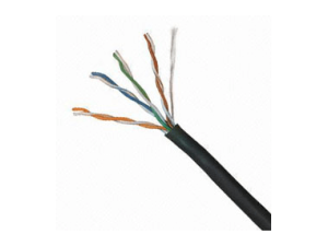 Acconet CAT5 UV Outdoor Ethernet Cable 305m Black CCA SF/TP Roll | CAT5U-305