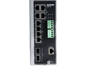RADWIN IDU-SI Layer 3 Industrial DC PoE Switch