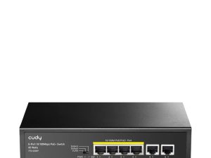 Cudy 6 Port Fast Ethernet, 4 Port PoE 60W Switch | FS1006P