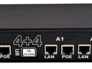 Micro Instruments - 8 Channel Gigabit POE Injector with a remote management Ethernet Port