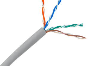 Essential CAT5e Indoor Ethernet Cable 500m Grey CCA UTP Roll | CAT5-500-GEN