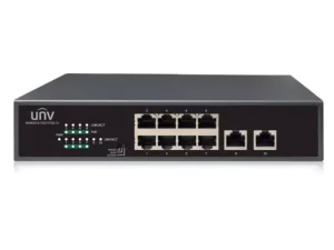 UNV - 8x Gigabit PoE Ethernet Port Switch, 2x Gigabit port