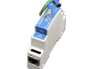 Din Rail Gigabit in-line Protector Power Over Ethernet - POE Mode A+B