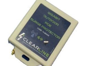 Clearline outdoor single port POE RJ45 surge arrestor