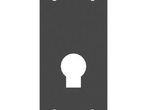 ZKTeco - Procapture WP Rain Shield with a standoff box