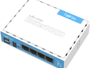MikroTik hAP lite - 2.4GHz desktop Wi-Fi Router - mountable