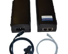 Surge Protected Gigabit PoE Injector, 48V, 0.8 Amp, SA Type M, 3-Pin Cord