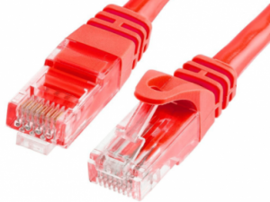 Acconet CAT6 0.5m UTP Flylead (Patch Lead) Red | CAT6-FLY-0.5-RED