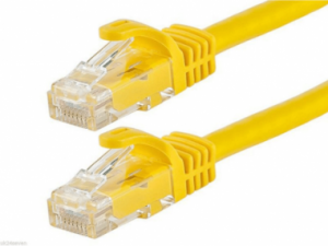 Acconet CAT6 0.5m UTP Flylead (Patch Lead) Yellow | CAT6-FLY-0.5-YELLOW