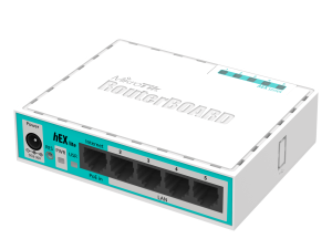 MikroTik hEX Lite - Desktop Router with 5x 10/100 ports