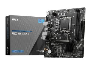 MSI PRO H610M-E Intel LGA1700 DDR5 M-ATX Motherboard