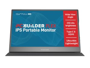 PCBuilder FLEX 15.6" Full HD IPS Portable Monitor