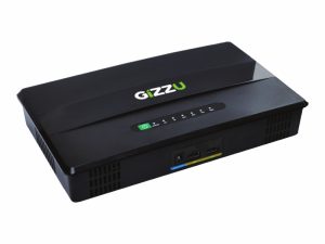 GIZZU 60W 69Wh 21600mAh Mini POE DC UPS LifePO4 - Black
